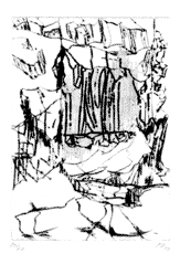 Per Kirkeby Radierung
